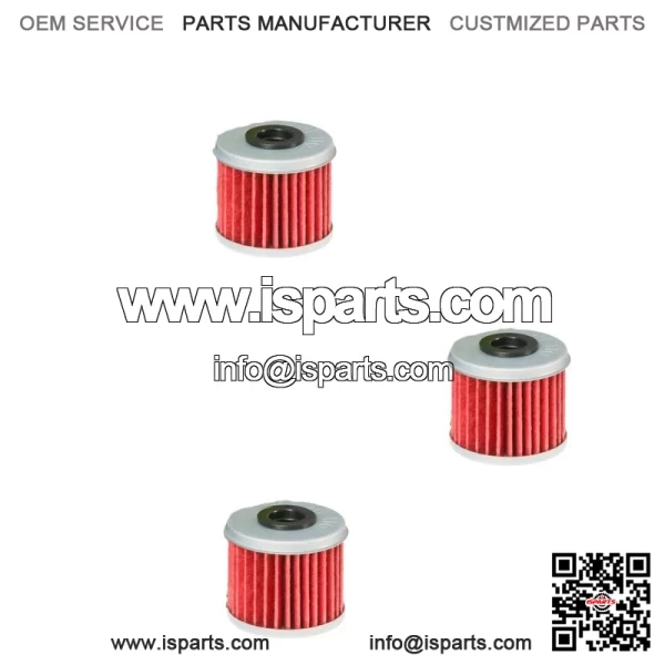 Honda TRX450R TRX450ER HiFlo Oil Filter HF116 TRX 450R 450ER - Pack of 3 - Image 3