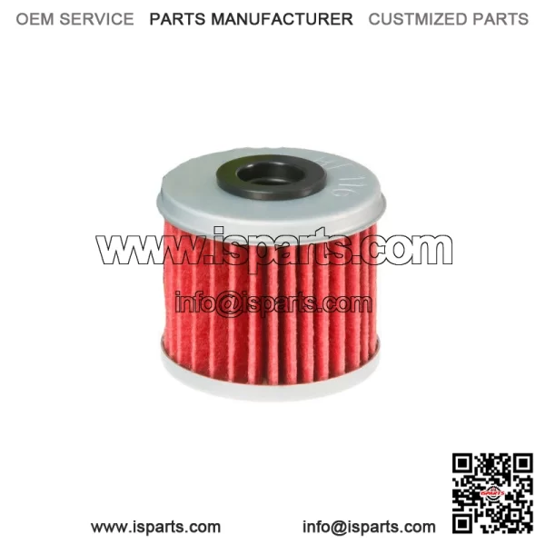 Honda TRX450R TRX450ER HiFlo Oil Filter HF116 TRX 450R 450ER - Pack of 4 - Image 2