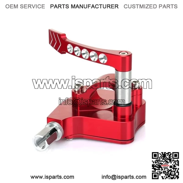 Thumb Throttle Assembly For Honda TRX 450R 450ER 300EX 400EX LT-R450 Billet Red - Image 3