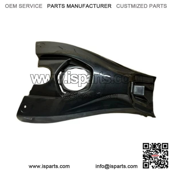 06-13 YAMAHA YFZ450 OEM GAS TANK COVER METALLIC  BLACK YFZ 450 - Image 2