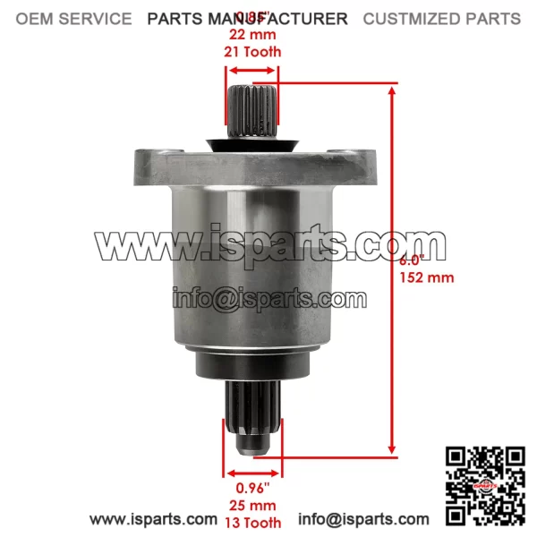 Front Rear Drive Shaft Bearing Carrier Compatible with Kawasaki Mule SX Mule 610 13304-0002 - Image 2