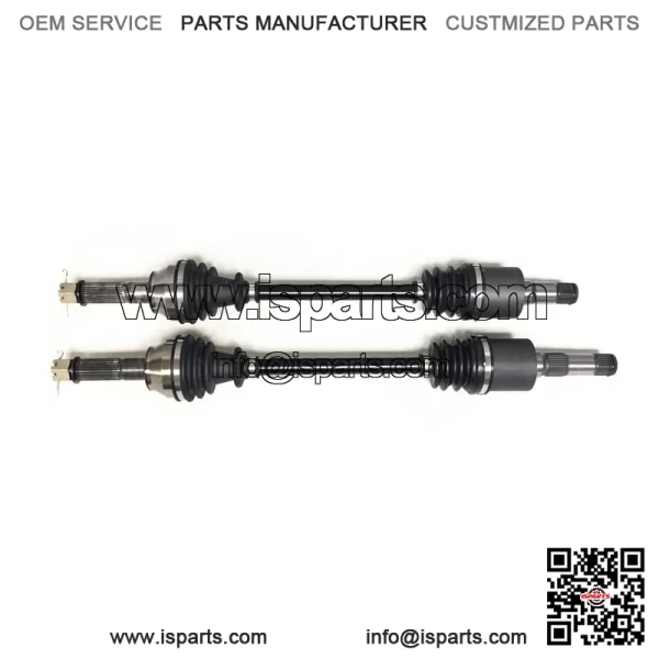 Pair of Rear Axles for Polaris Ranger 500 700 800, 2204857 2204858