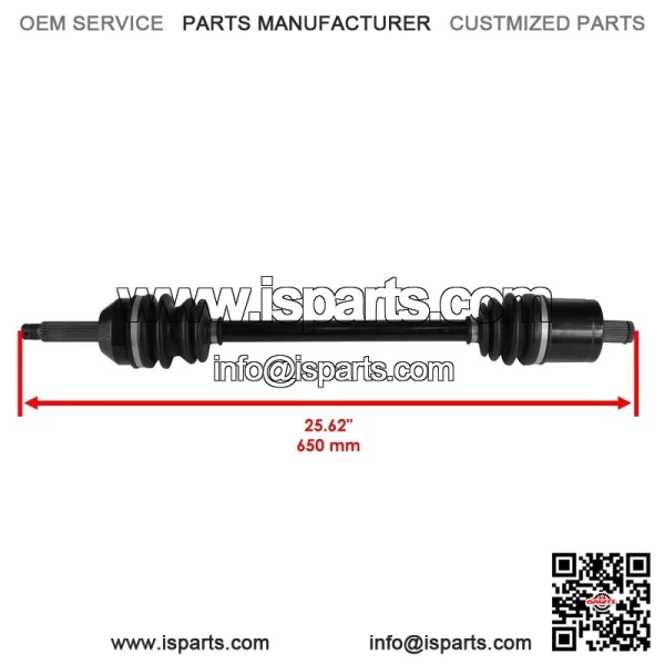 Front CV Axle For Polaris Ranger ETX 2015 2016 / Ranger EV Liion 2016 / 1333238 - Image 2