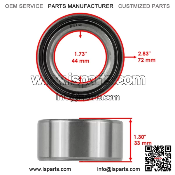 Rear Wheel Knuckle Bearings For Polaris RZR XP 1000 17-20 LE 20 5140634 3514627 - Image 2