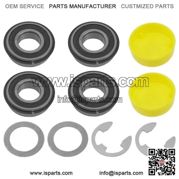M96706 AM102888 M129036 24H1447 Front Wheel Bearing Kit For John Deere X540 X590