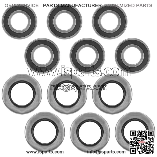 302585 10161 300441 Spindle Bearings w/ Hub Seals Repair kit for Dixie Chopper - Image 2