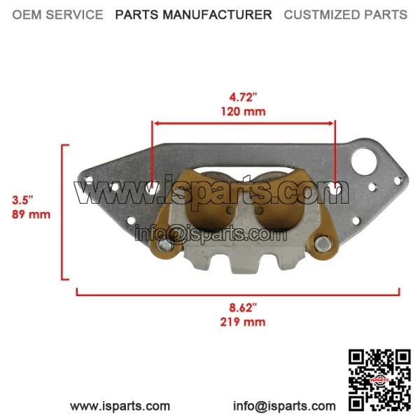 Front Left  Brake Caliper W/ Pads for Polaris Ranger 1000 XP Crew 2023-2024 - Image 2