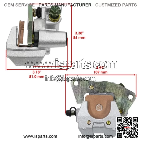 Front Left Brake Caliper For Yamaha Grizzly 600 YFM600FWA 98-02 4WV-2580T-00-00 - Image 2