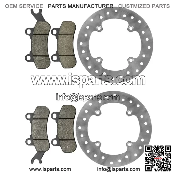 Front or Rear Brake Disc with Pads for Can-Am Defender Max HD10 2018 - 2023