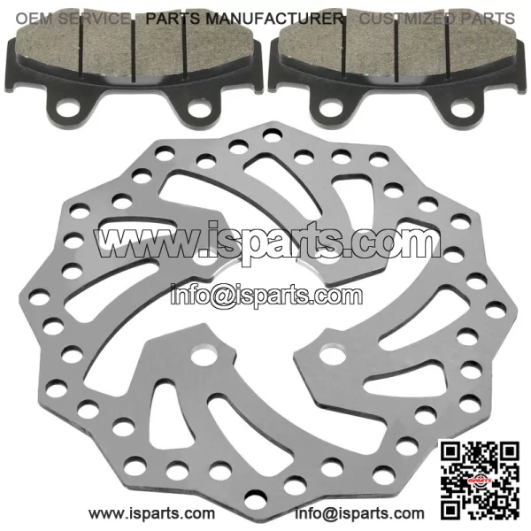 Rear Brake Disc Rotor w/ Pads fits Yamaha YFZ450R / YFZ450RSE Special 2009-2021 - Image 4