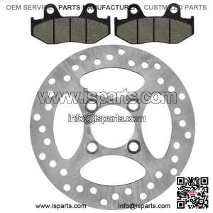 Rear Brake Disc Rotor W/ Pad For Yamaha YFZ450 2006 2007-2013 (Not For YFZ450R )