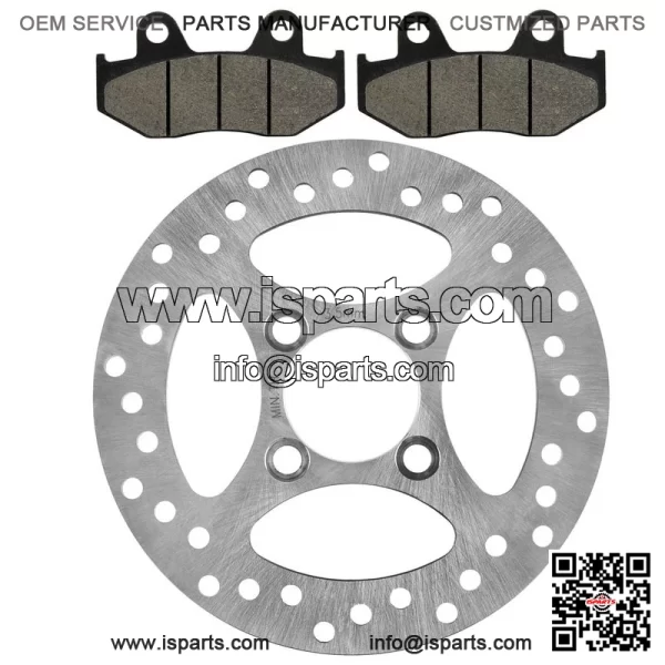 Rear Brake Disc Rotor W/ Pad For Yamaha YFZ450 2006 2007-2013 (Not For YFZ450R )