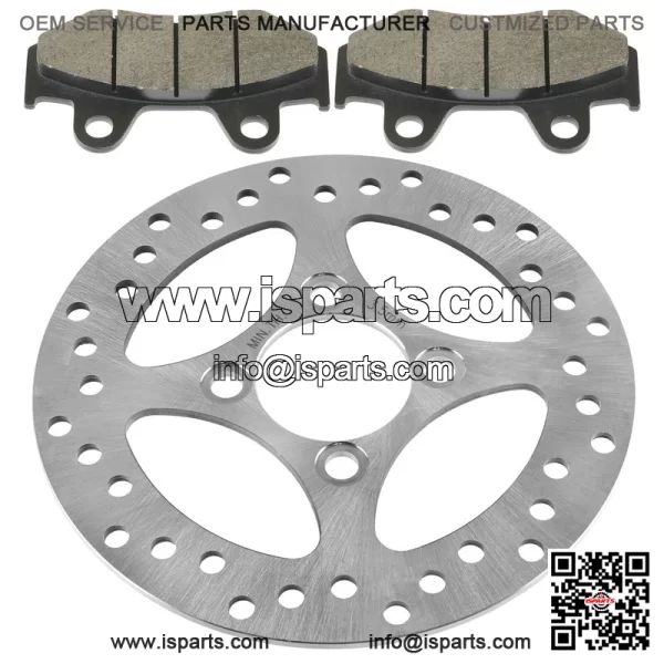 Rear Brake Disc Rotor W/ Pad For Yamaha YFZ450 2006 2007-2013 (Not For YFZ450R ) - Image 4