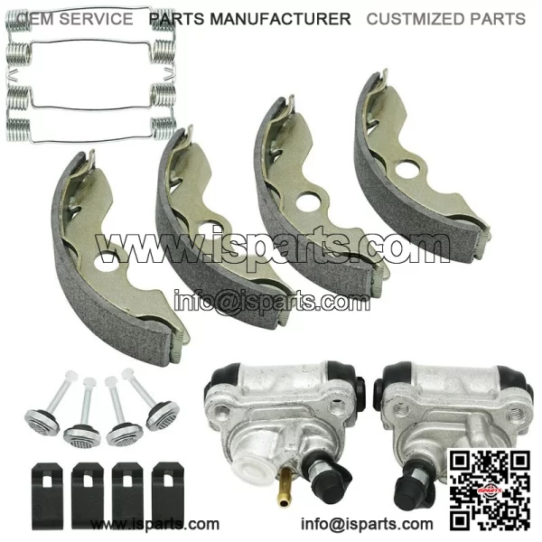Front Brake Wheel Cylinders w/Shoes for Honda FourTrax 300 TRX300 2x4 1993-2000 - Image 5