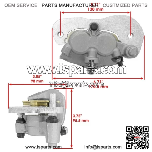 Rear Right Brake Caliper For Can Am Maverick Trail 1000 800 2019-2021 700 22-23 - Image 2