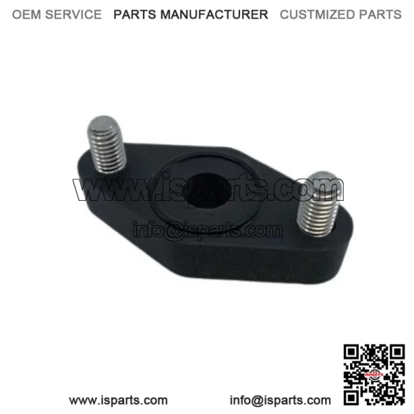 Parking Brake Block Off Kit - Black with Stainless Bolts for Yamaha YFZ450 04-22 - Image 2