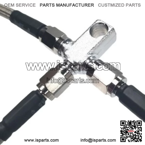 TRX 450R A Arms +2.5 +1 Chromoly Adjustable Brake lines Clamps - Image 5