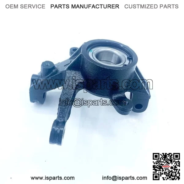Steering Knuckle Front Left For Hisun 700cc 500c SUPERMACH MENARDS QLINK MASSIMO Electrophoretic black paint - Image 2