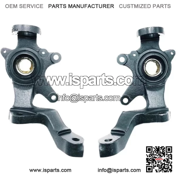 Front Right/Left Steering Knuckle Assy70MM Hisun Massimo 700 UTV Quad GO Kart HS Code 52710-115N00-0000/52720-115N00-0000 (Color : Left and Right) Electrophoretic black paint