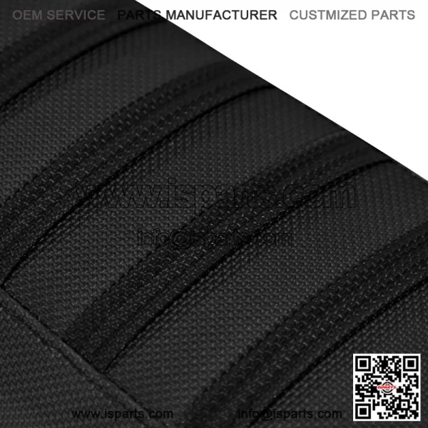 2004-2018 Honda TRX 450 R ER Seat Cover by Enjoy MFG BLACK w/ BLACK RIBS #197 - Image 4