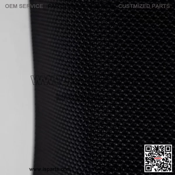 2009-2024 Yamaha YFZ 450R Seat Cover  All Black / Blue Ribs  Gripper #201 - Image 3