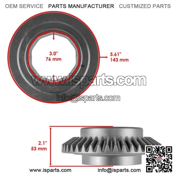 Polaris Scrambler 500 4X4 2010-2012 Front Differential Gear Pinion Kit - Image 3