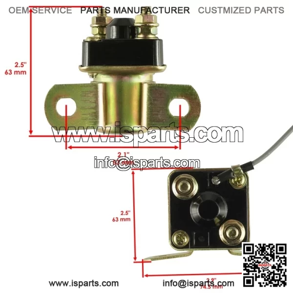 Polaris Scrambler 500 1997-2002 Starter Solenoid Relay - Image 2