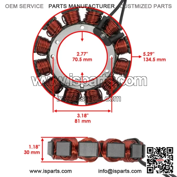Stator Magneto for Harley Davidson Softail Standard FXST / Fat Boy FLSTF 2000 - Image 2
