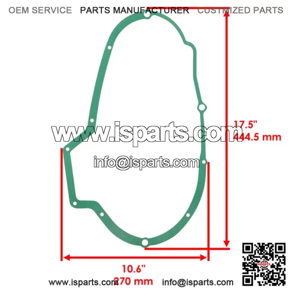 Primary Gasket for Harley Davidson Sportster 883 XLH883 Hugger Deluxe 86-90 - Image 2