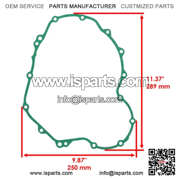 Clutch Cover Gasket For Honda CB500F CB500X 2013-15 11394-MGZ-J01 11394-MGZ-J00 - Image 2