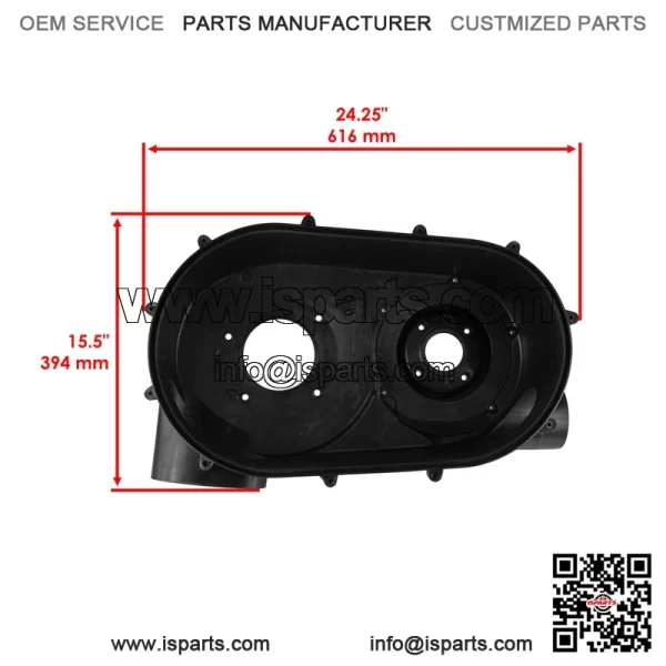 Can-Am Maverick X3 2017-2022 Clutch Air Guide Inner Back Plate Cover w/Gasket - Image 2