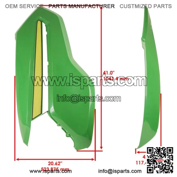 AUC13490 AUC13489 Hood Panel For John Deere X300 X300R X304 X305R X310 X320 X324 - Image 2