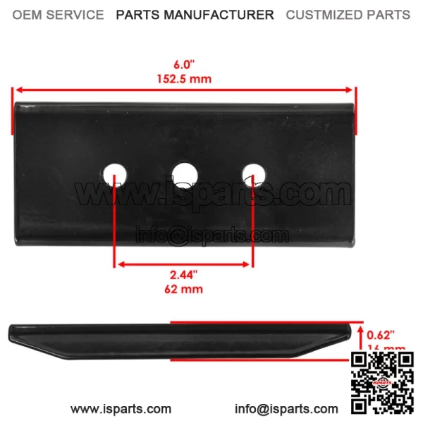 106-2248-03 Blade Stiffener For Lawn Boy Z 3500 HLX - Image 2