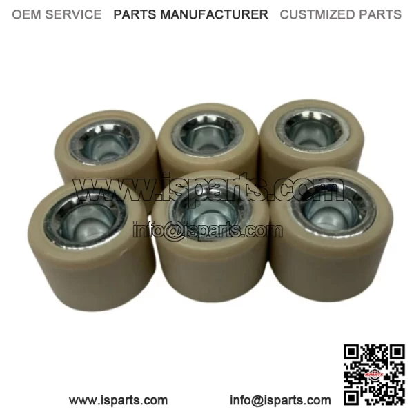 14gm Scooter Front Drive Variator Clutch Roller Weights 18mm x 14mm-6pc-150cc - Image 3