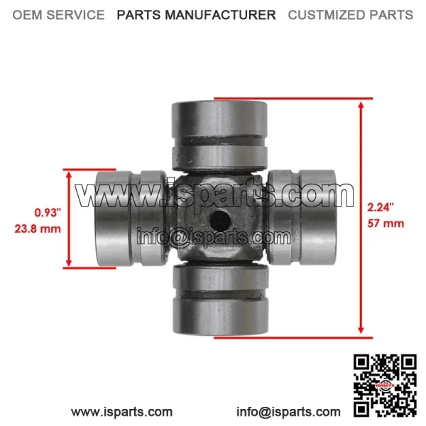 Polaris Scrambler 500 4X4 1998-2009 Front Drive Shaft Yoke & U-Joint Kit - Image 3