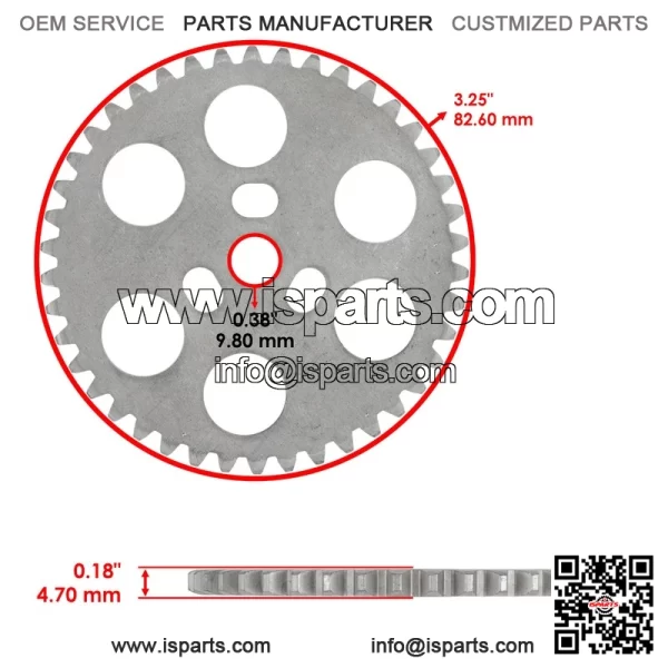 Timing Gear Sprocket for Camshaft ?C Fits Can-Am Maverick Sport 1000R and MAX 1000R (2017, 2019 Models) - Image 2