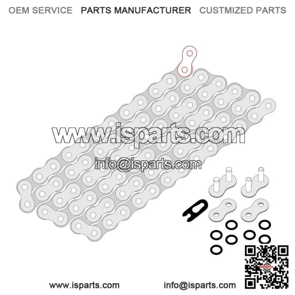 Polaris Scrambler 500 4X4 2000-2011 O-Ring Drive Chain & Sprockets Kit - Image 2