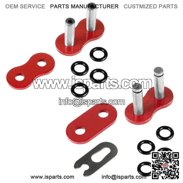 Polaris Scrambler 500 4X4 1997-2012 Red O-Ring Drive Chain - Image 5