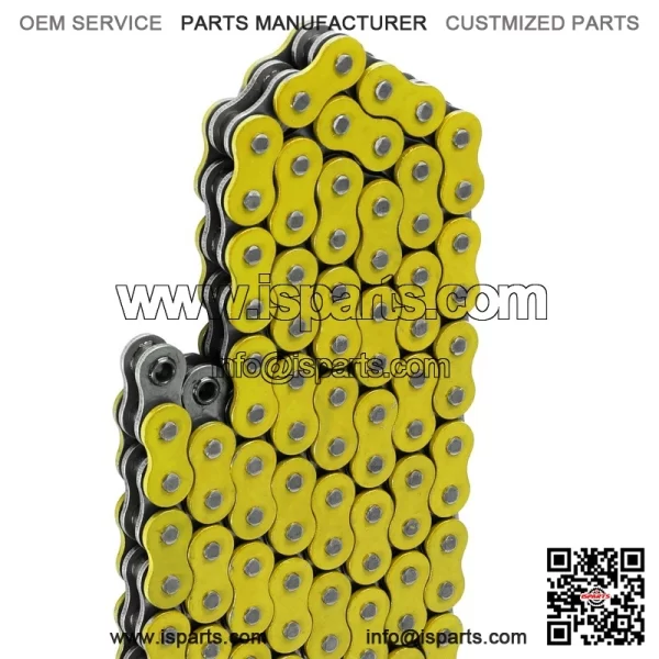Polaris Scrambler 500 4X4 1997-2012 Yellow O-Ring Drive Chain - Image 4