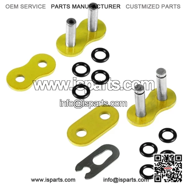 Polaris Scrambler 500 4X4 1997-2012 Yellow O-Ring Drive Chain - Image 5