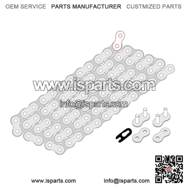 Polaris Scrambler 500 4X4 1997-2012 Drive Chain - Image 2