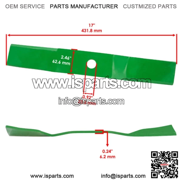 48" Deck Spindle Blade Kit For John Deere Z510 Z710 Z7810 Z820 Z910 Z915 Z920 - Image 4