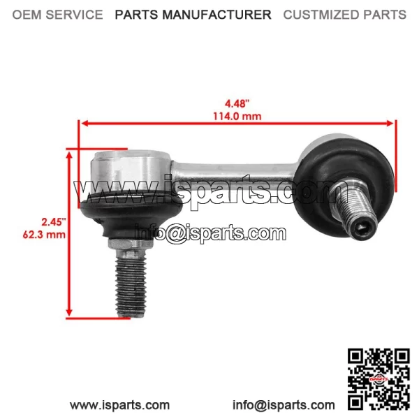 Can-Am Maverick X3 Max Turbo 2019-2024 Front Stabilizer Bar End Links (Left/Right) - Image 3