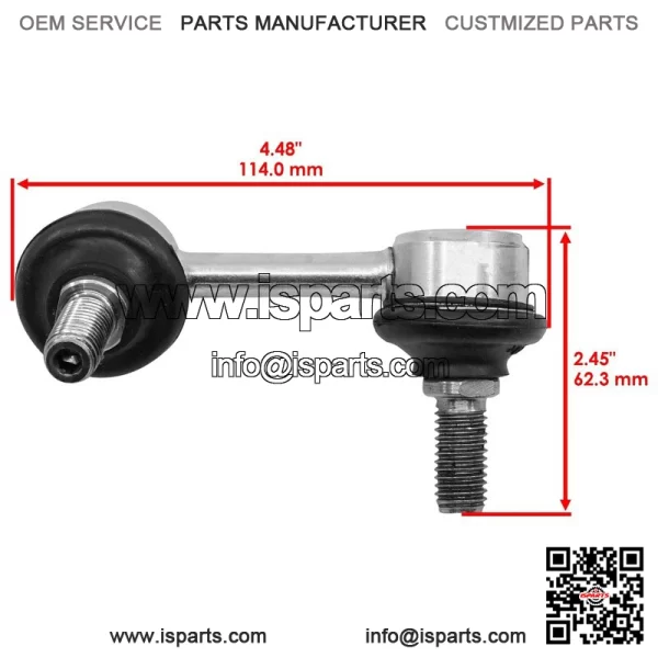Can-Am Maverick X3 Turbo 2019-2024 Front Left Stabilizer Bar End Link - 706203611 - Image 2