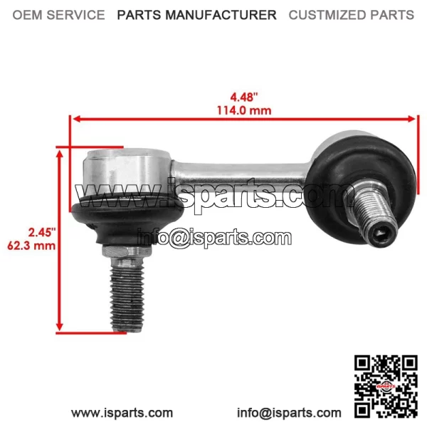 Can-Am Maverick X3 Max Turbo 2019-2024 Front Right Stabilizer Bar End Link - Image 2
