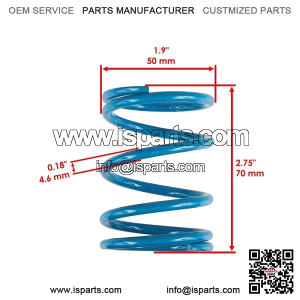 Polaris Scrambler 500 4X4 2010-2012 Primary Drive Clutch Spring - 7043199 - Image 2