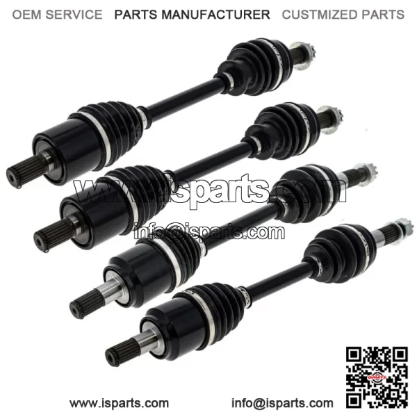 Front Rear CV Axle Kit For Honda Rancher 420 44350-HR6-MF1 42250-HR6-MF1 - Image 2