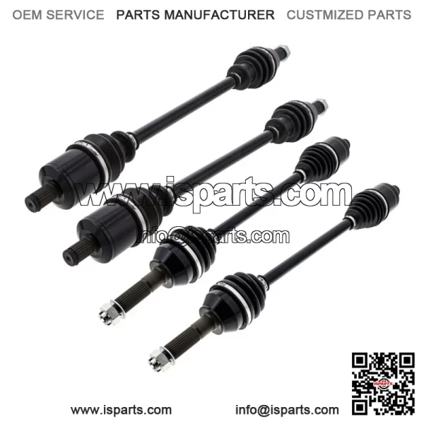 CV Axle Kit For Polaris Ranger XP 1000 Crew 1332637 1333748 Front Rear - Image 2