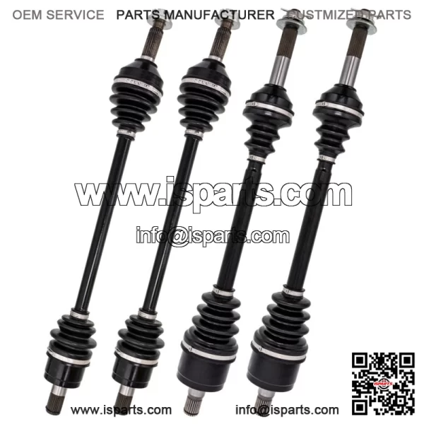 Complete Front & Rear CV Axle Driveshaft Assembly Kit for Kawasaki Teryx 750