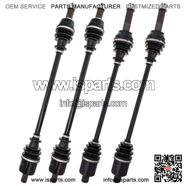 Front & Rear Shaft CV Axle for Polaris RZR & RZR 4 900 1332825 1332826 4PK